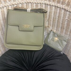 NWT Valentino Orlandi Green Crossbody Purse